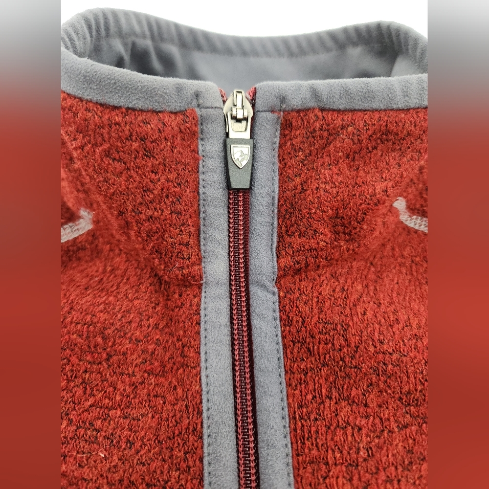 Kuhl - Born in the Mountains Alpaca Women' Fleece Full Zip Jacket in Burgundy - Picture 8 of 9